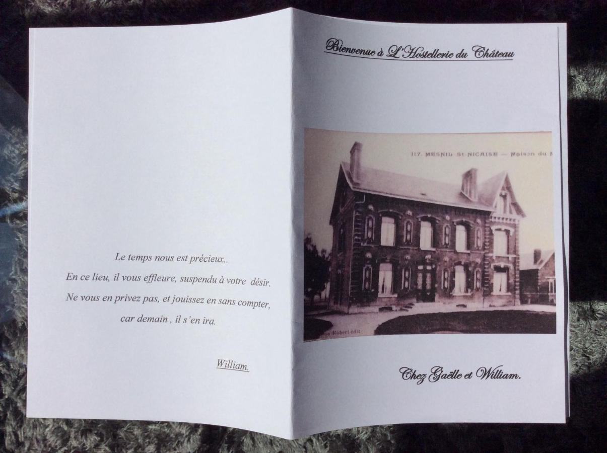 L'Hostellerie Du Chateau Mesnil-Saint-Nicaise エクステリア 写真